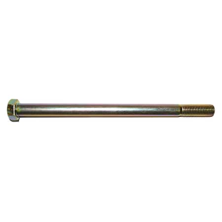 Midwest Fastener Grade 8, 3/4"-10 Hex Head Cap Screw, Zinc Yellow Steel, 12 in L, 5 PK 51619